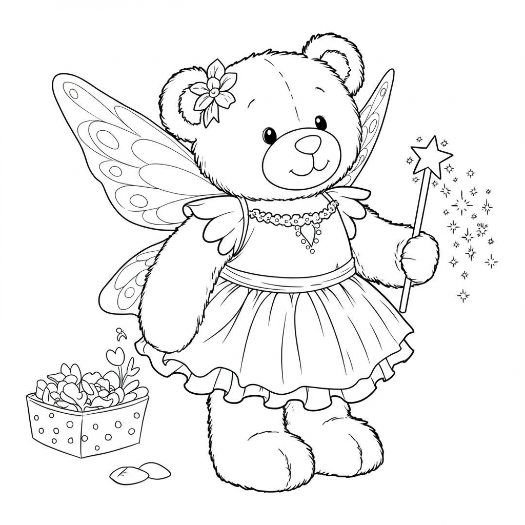 Beary Fairy with Wand